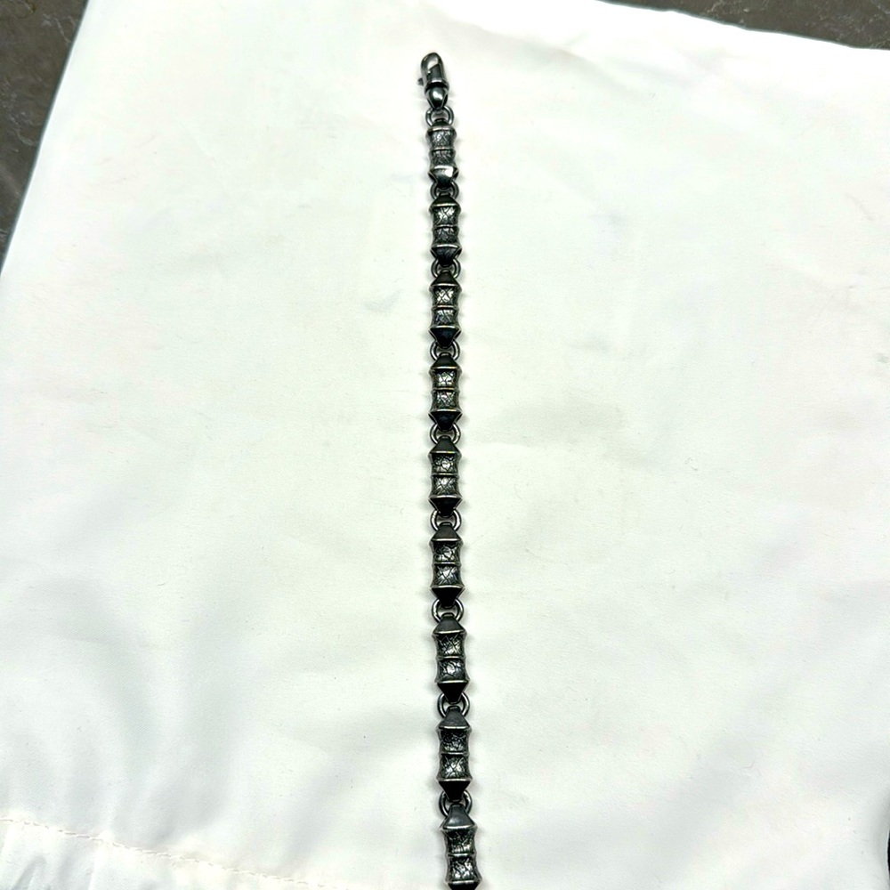 Men's William Henry metal bracelet and size large
